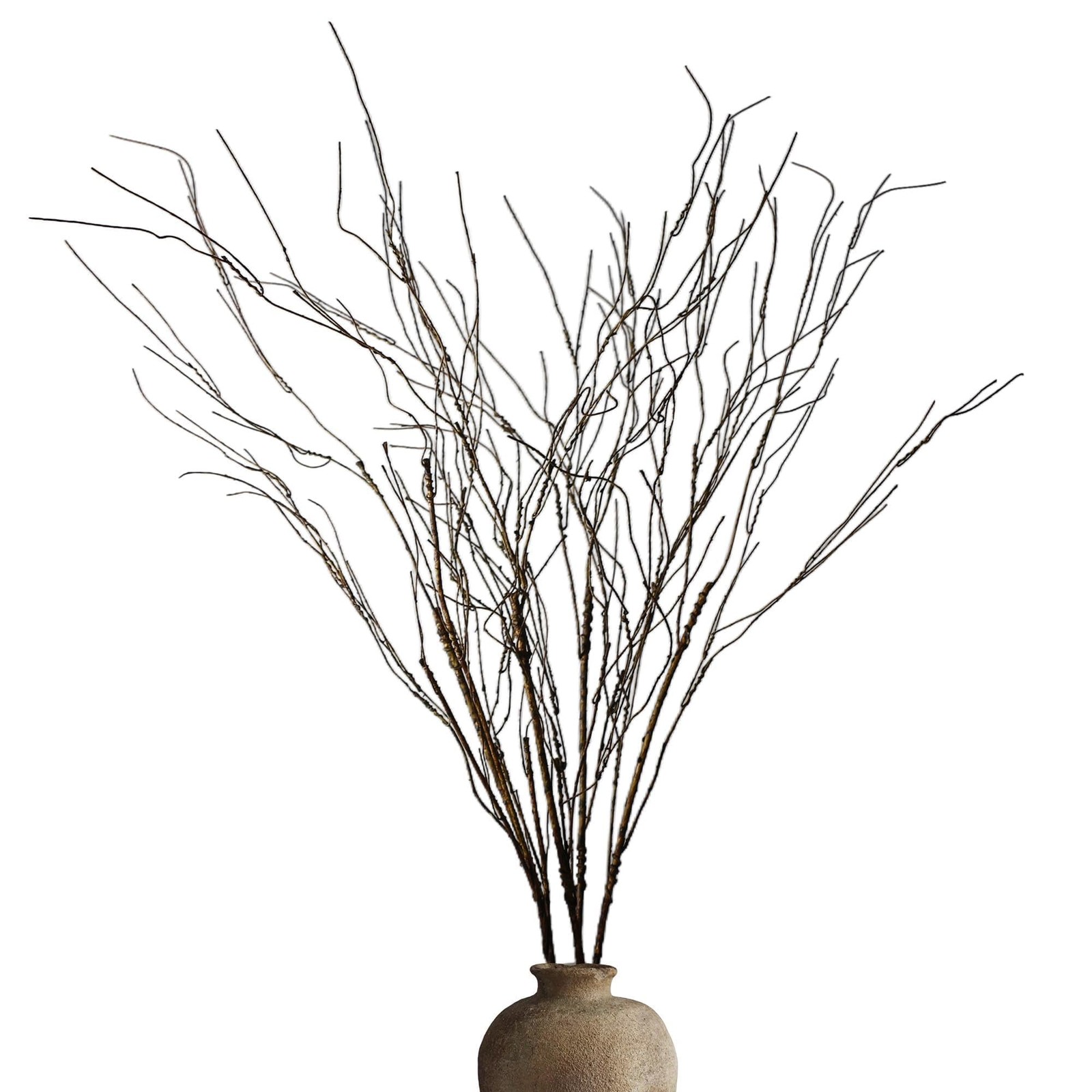 5PCS Artificial Curly Willow Branches for Vase Lifelike Bendable Faux Twigs F…