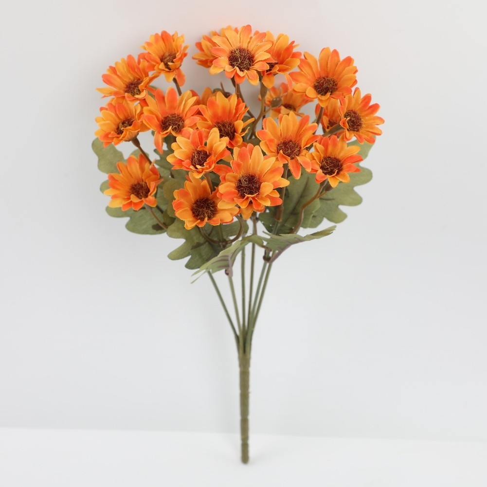 Lifelike Chamomile Flower Bouquet for Living Room Bedroom Office Decor