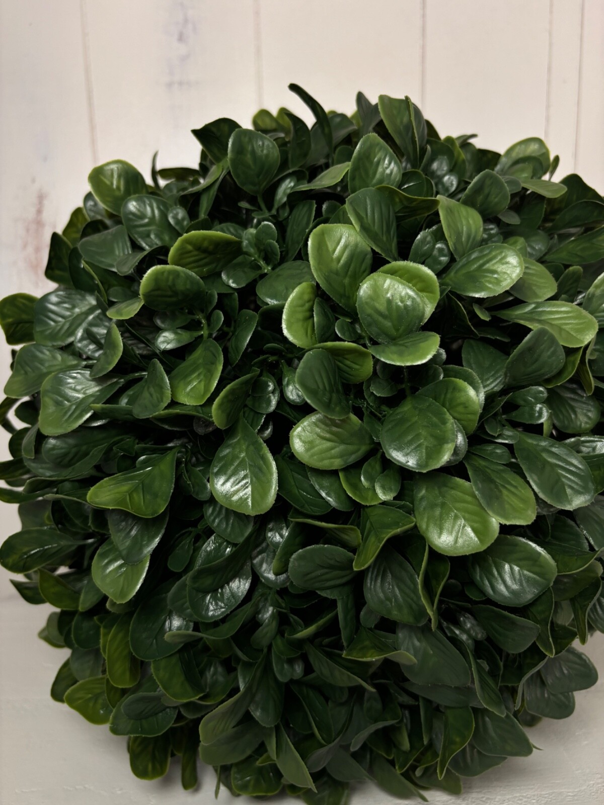 Wildwood & Cypress Artificial Boxwood Topiary Ball, The Dax, 21 in, UV Rated