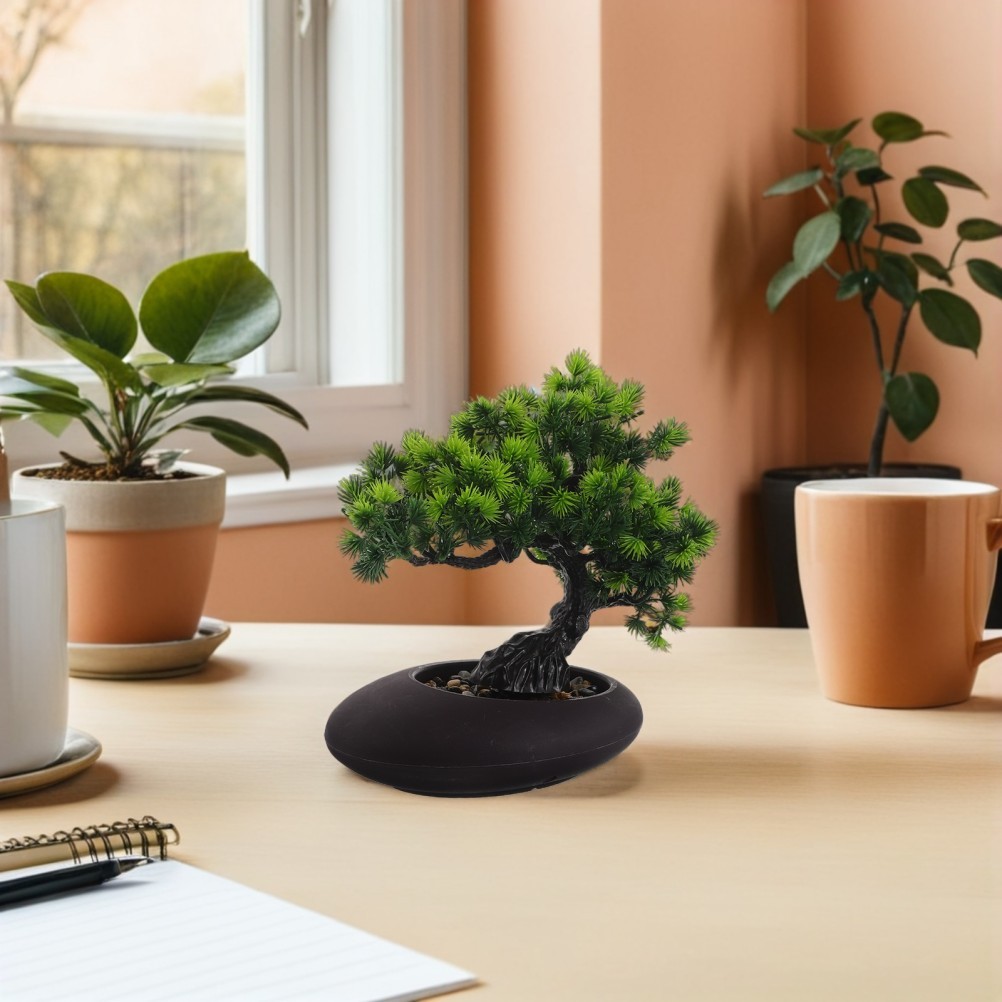 Artificial Bonsai Plants Simulated Tree Desktop Decoration Feng Shui