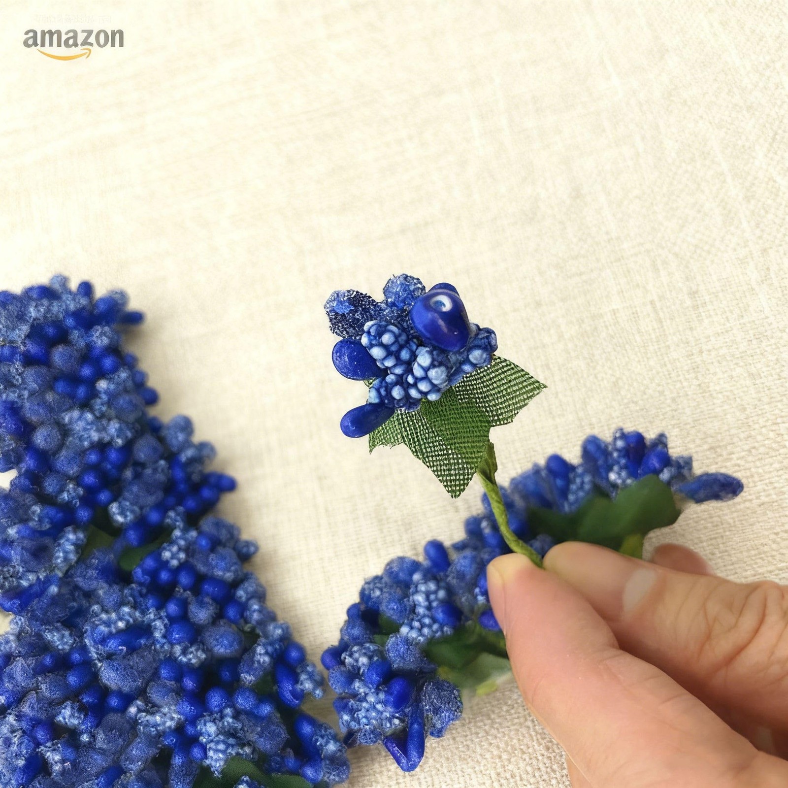 144PCS Mini Flower Stamens, Soft Stems & Tiny Berries Artificial DIY Craft Su…