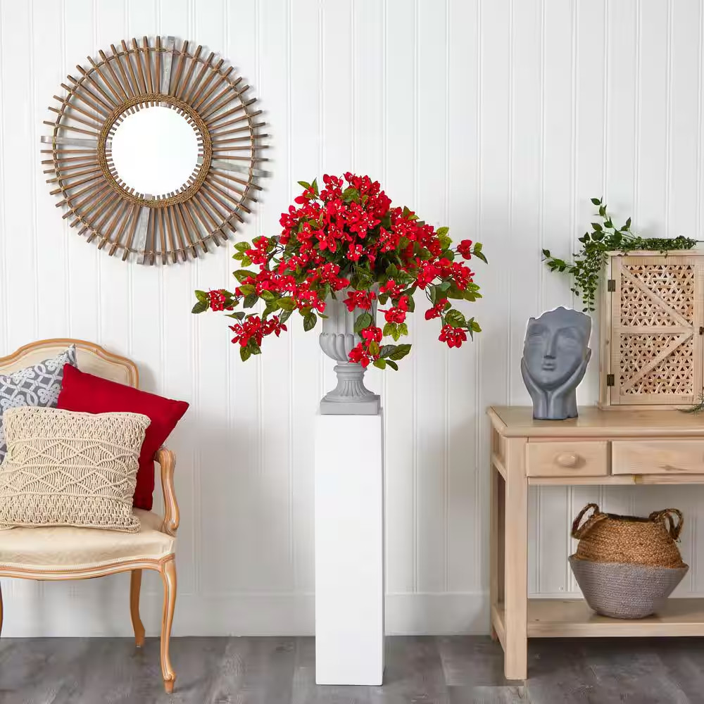 Artificial Bougainvillea with Urn UV Resistant (Indoor/Outdoor)