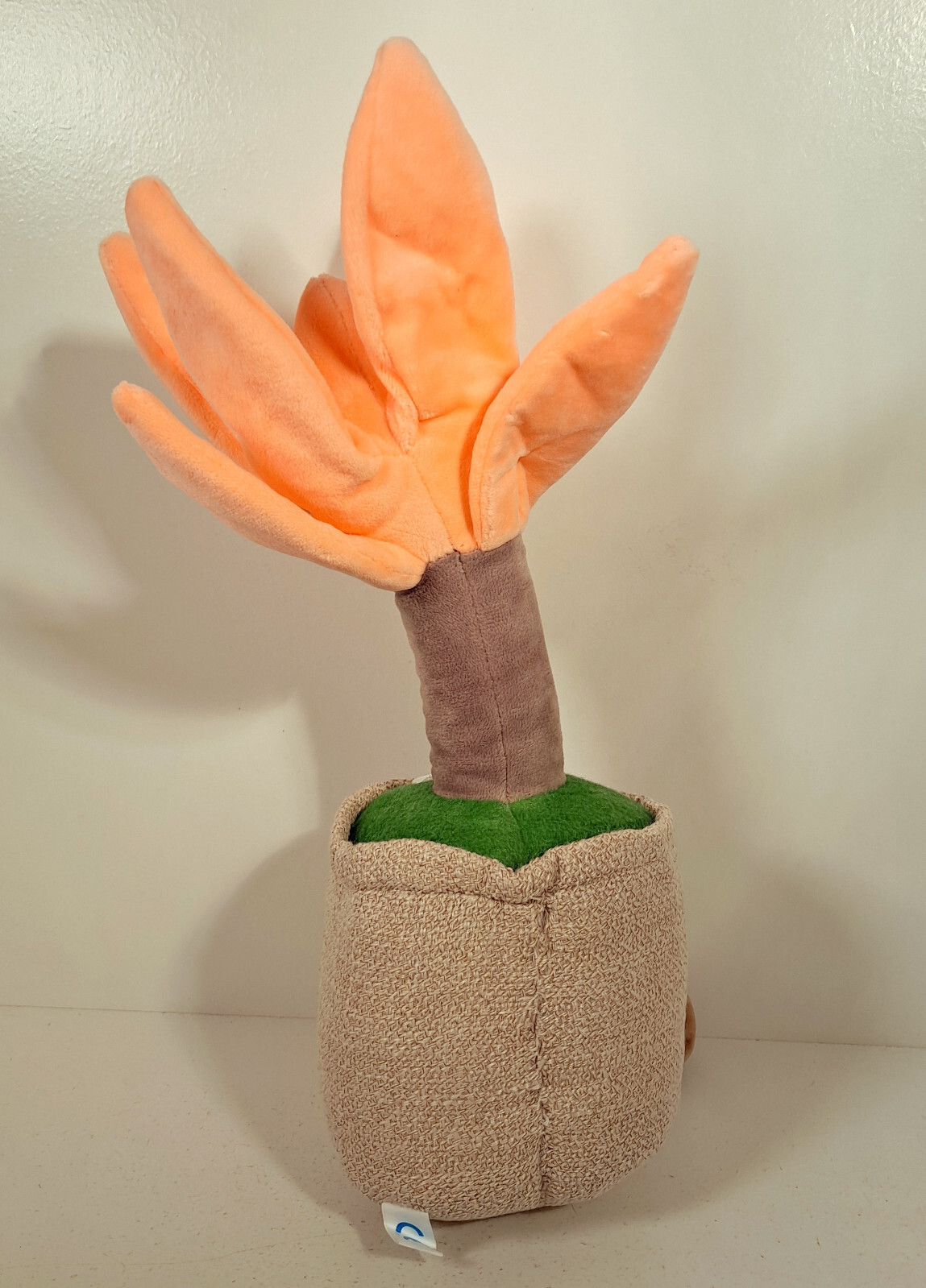 Pink Plush Flower Pot Succulent Tree Happy Plant Doll Stuffed Desk Window Decor