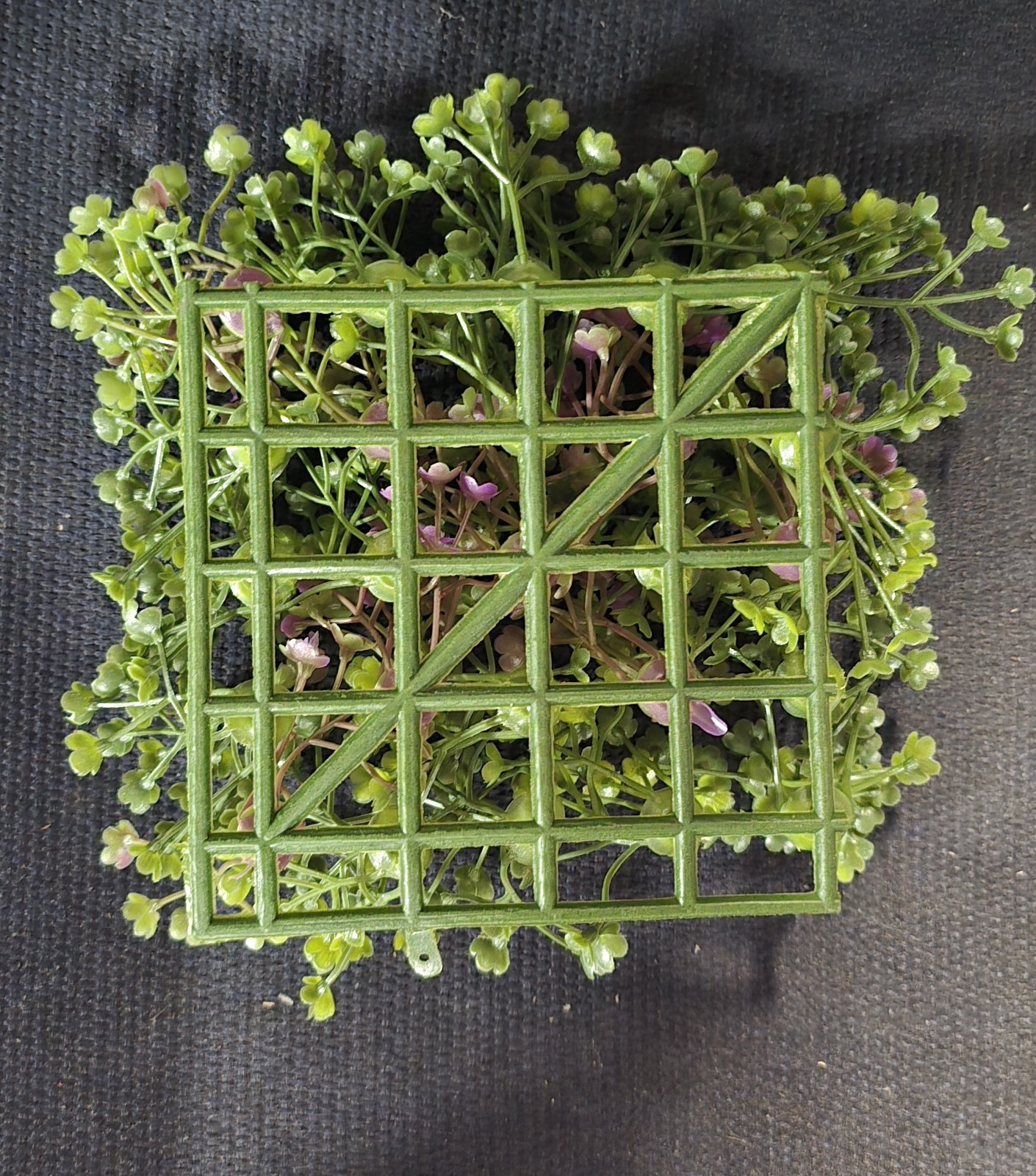 Subject: 6×6 Artificial Greenery Panel – Corsican Mint Style Wall Décor 🌿💜