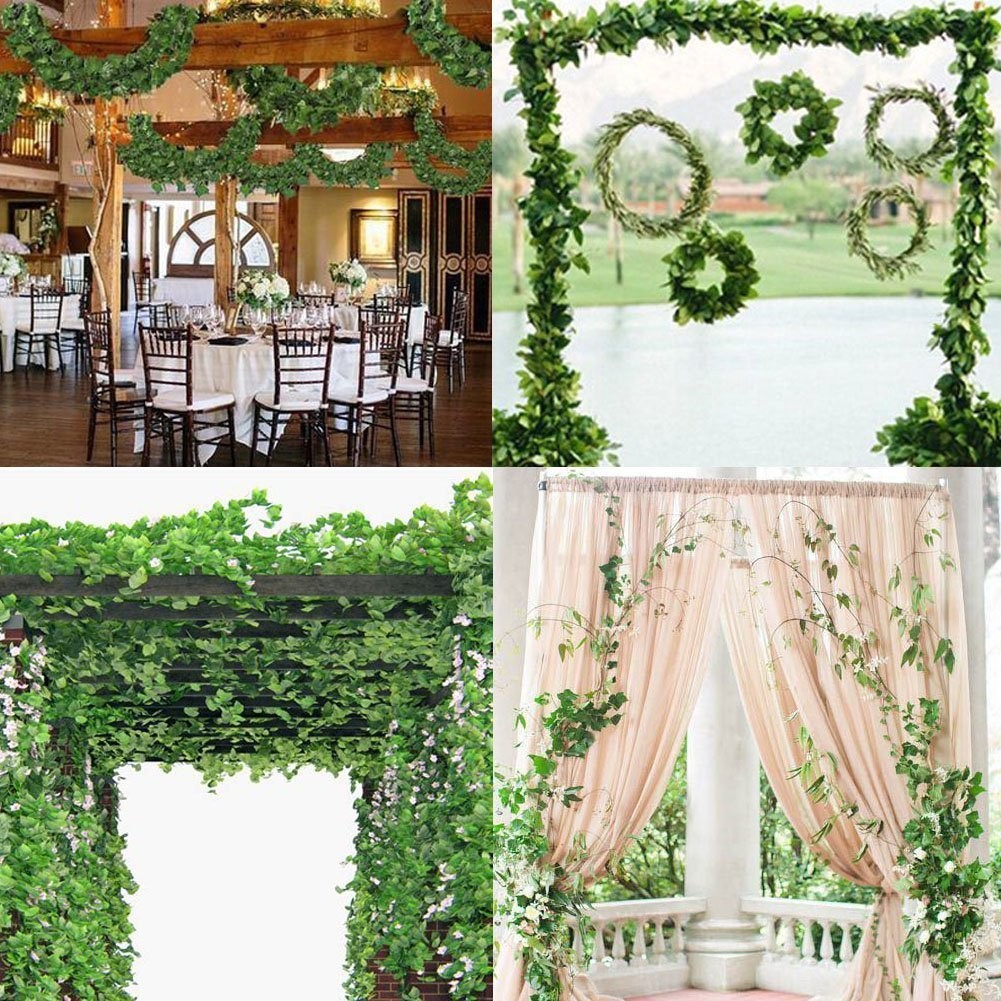 168 feet Fake Foliage Garland Leaves Decoration Artificial Greenery Ivy Vine …