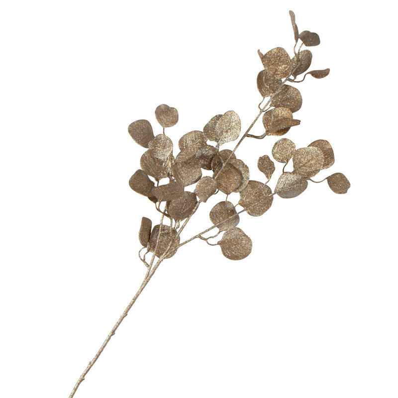 Factory Direct Craft Platinum Glitter Eucalyptus Spray