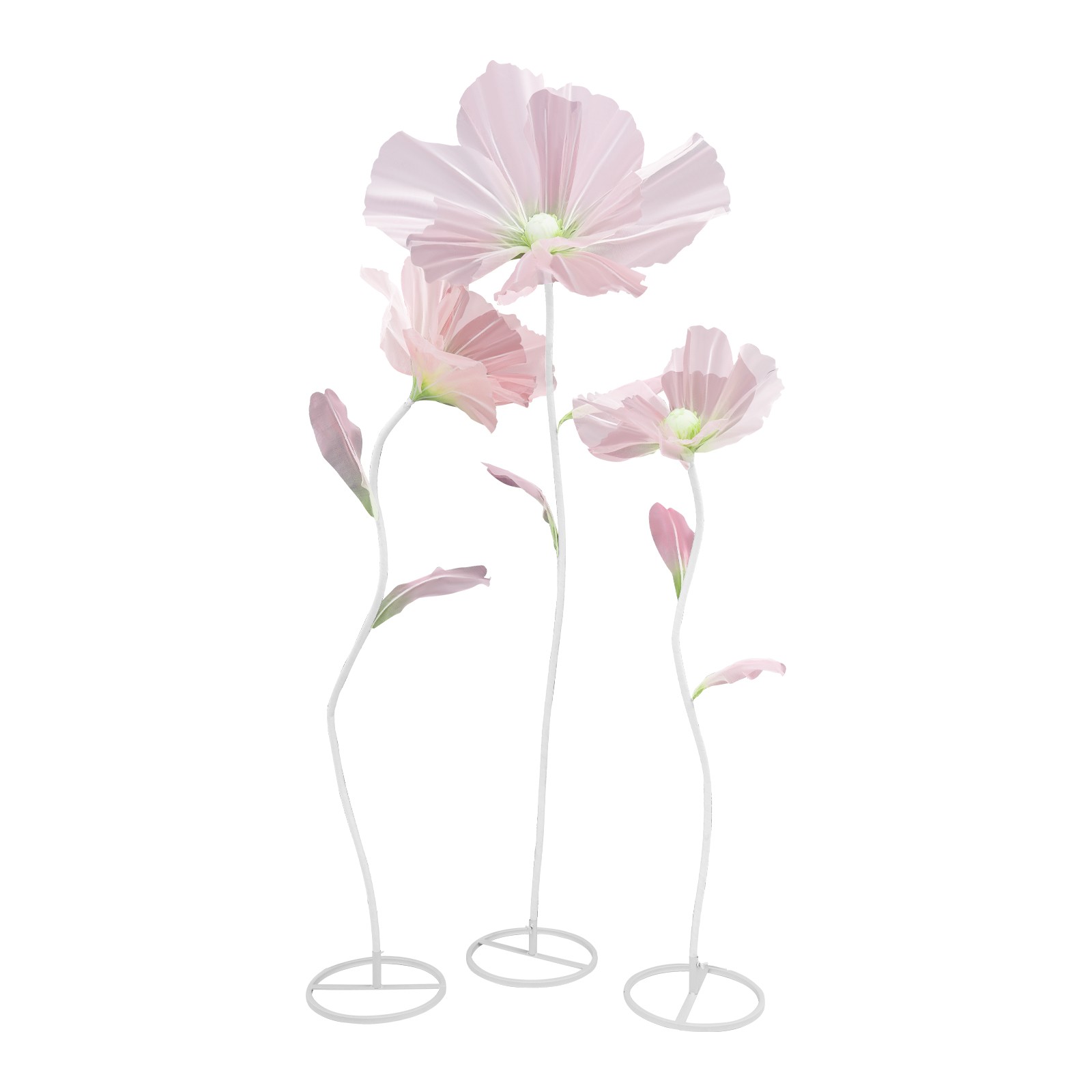 Giant Artificial Flower Decoration for Wedding Background, Artificial Flowers