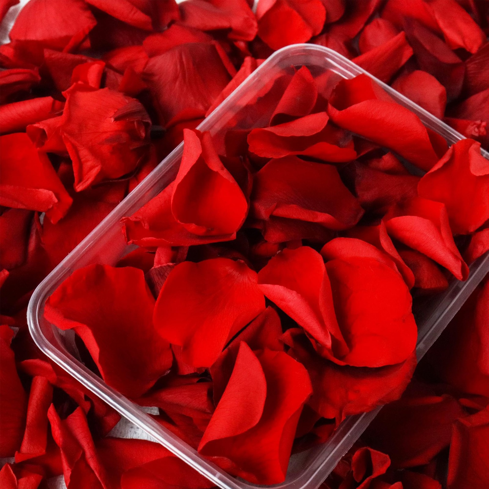 Dried Real Red Rose Petals 2.1oz Freeze Preserved Valentine’s Day Gifts