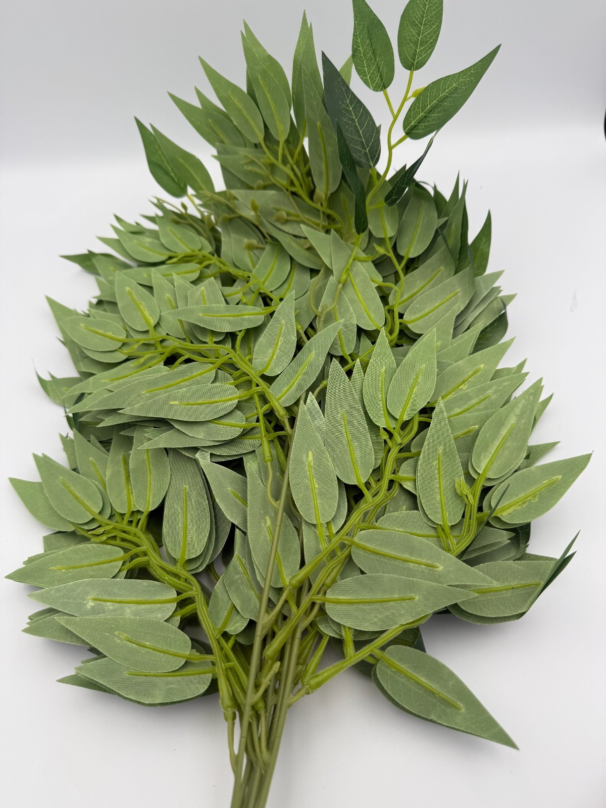 20pcs Artificial Greenery Stems Faux Leaf Bunches 2 Sets of 10 Home Decor DIY