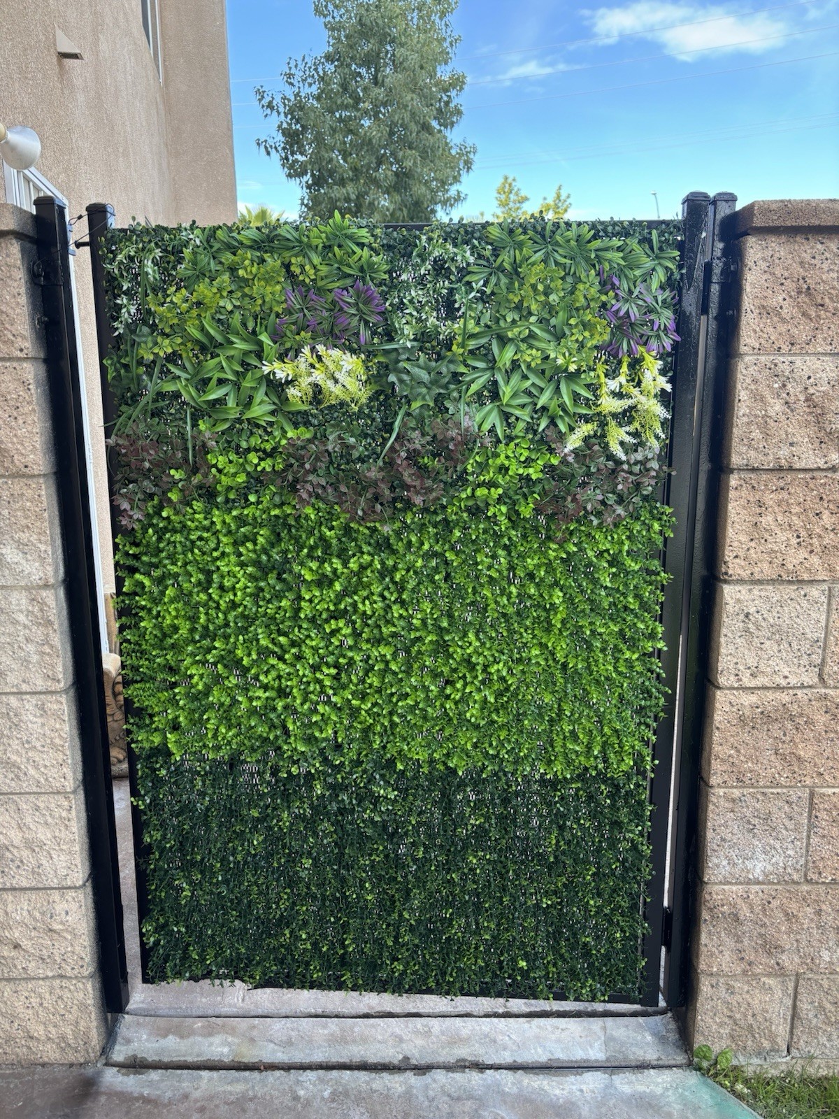 2 X 20″x20″ Artificial Faux Leaf Fence Screen Wall Decor Panel Decor JQDP01