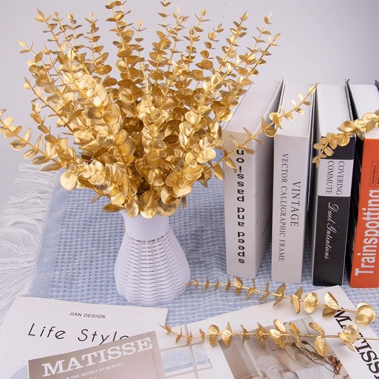 10PCS Artificial Hydrangea Flowers Green Leaf Bouquet Wedding Home Centerpiece D