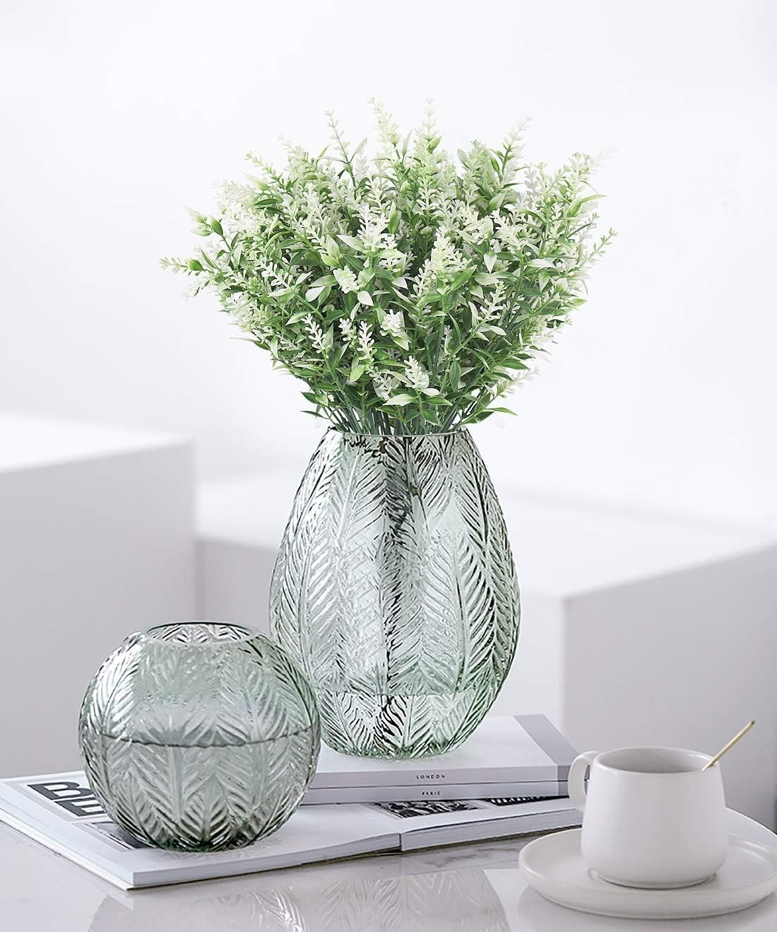 8 Bundles of Lifelike UV Resistant Lavender – Perfect for Home & Wedding Decor