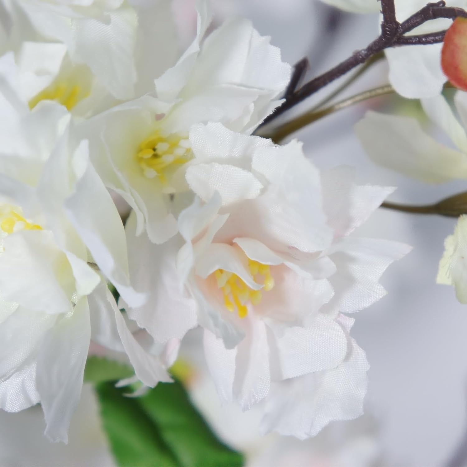 5FT Artificial Cherry Blossom Tree, Realistic White Cherry Plant in Pot for I…