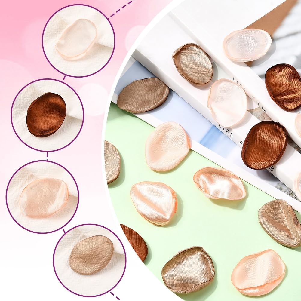 500 PCS Brown Fabric Rose Flower Petals Faux Silk Confetti Table Decor