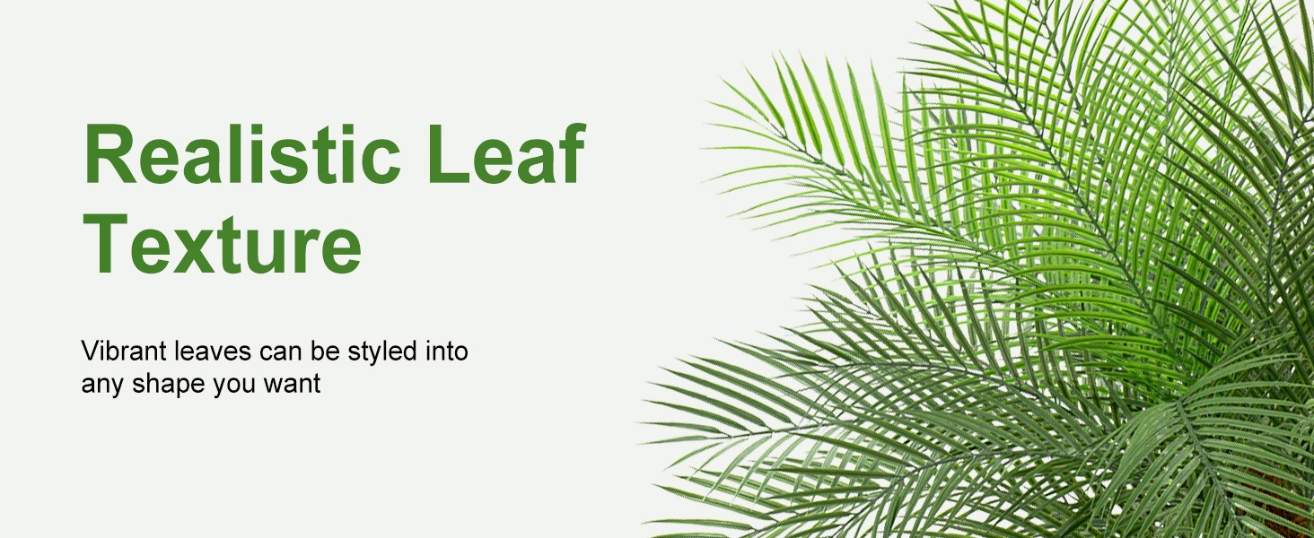 5ft Artificial Phoenix Palm Tree, Faux Coconut Silk Tropical Fake Palm Plant for