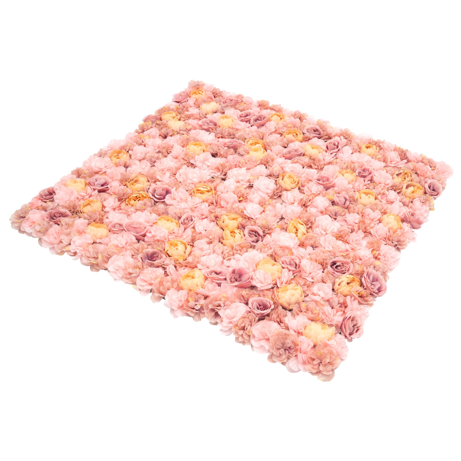 60x40cm Silk Rose Artificial Flower Wall Panel Wedding Party Backdrop Decoration