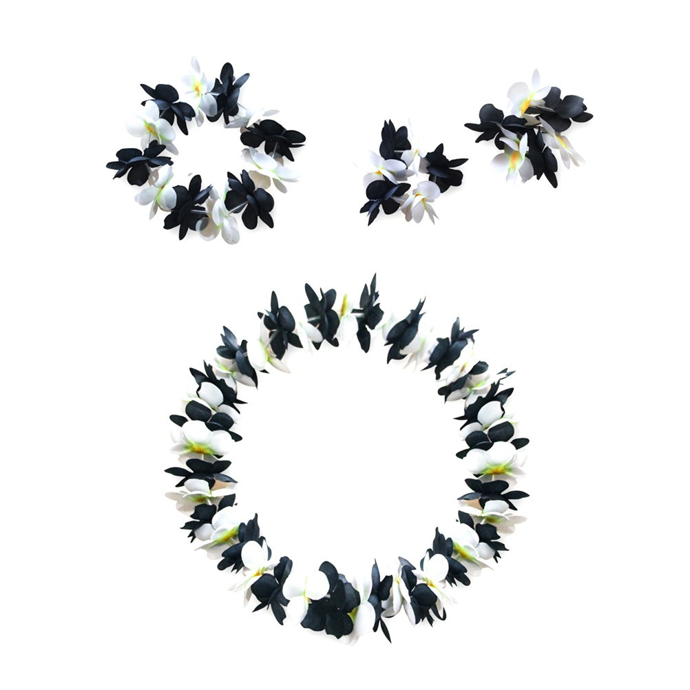 4 Pcs Party Decoration Festival Accessories Artificial Flower Necklace