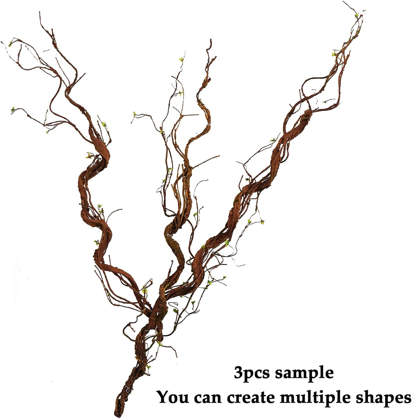 67In Flexible Fake Grapevine Garland Curly Willow Tree Branches Wall Decor | Art