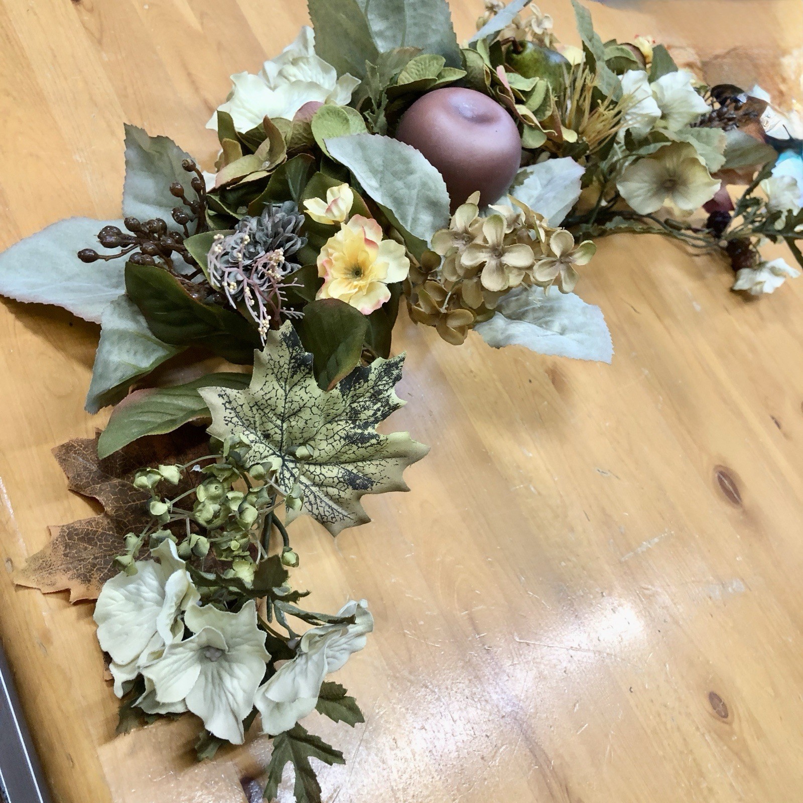 ARCH SWAG Silk Flower Arrangement Floral Garland Archway Transom Cottagecore