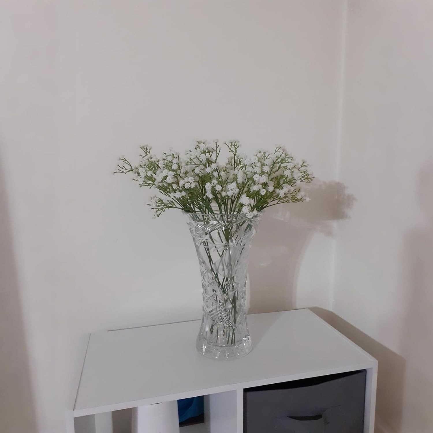 6-Pcs 21” Secure-Stem Realistic Artificial White Babys Breath Gypsophila Flow…