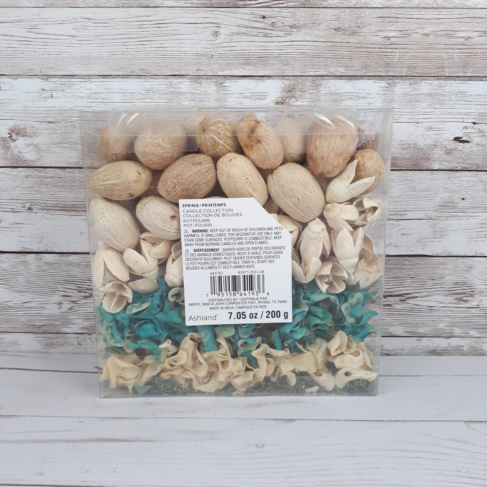 Potpourri Vase Bowl Filler Tabletop Decor Scented Coastal Waters