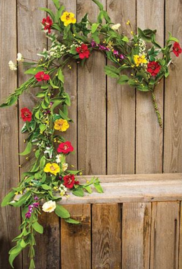 48″ Artificial Hibiscus Garland