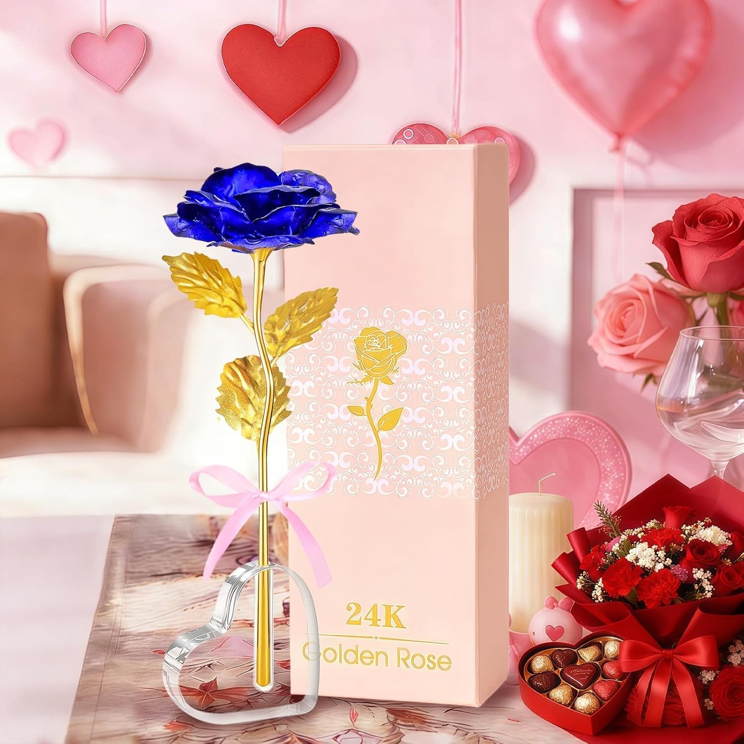 Mothers Day Mom Gifts for Women Grandma, Artificial Forever Birthday Flowers …