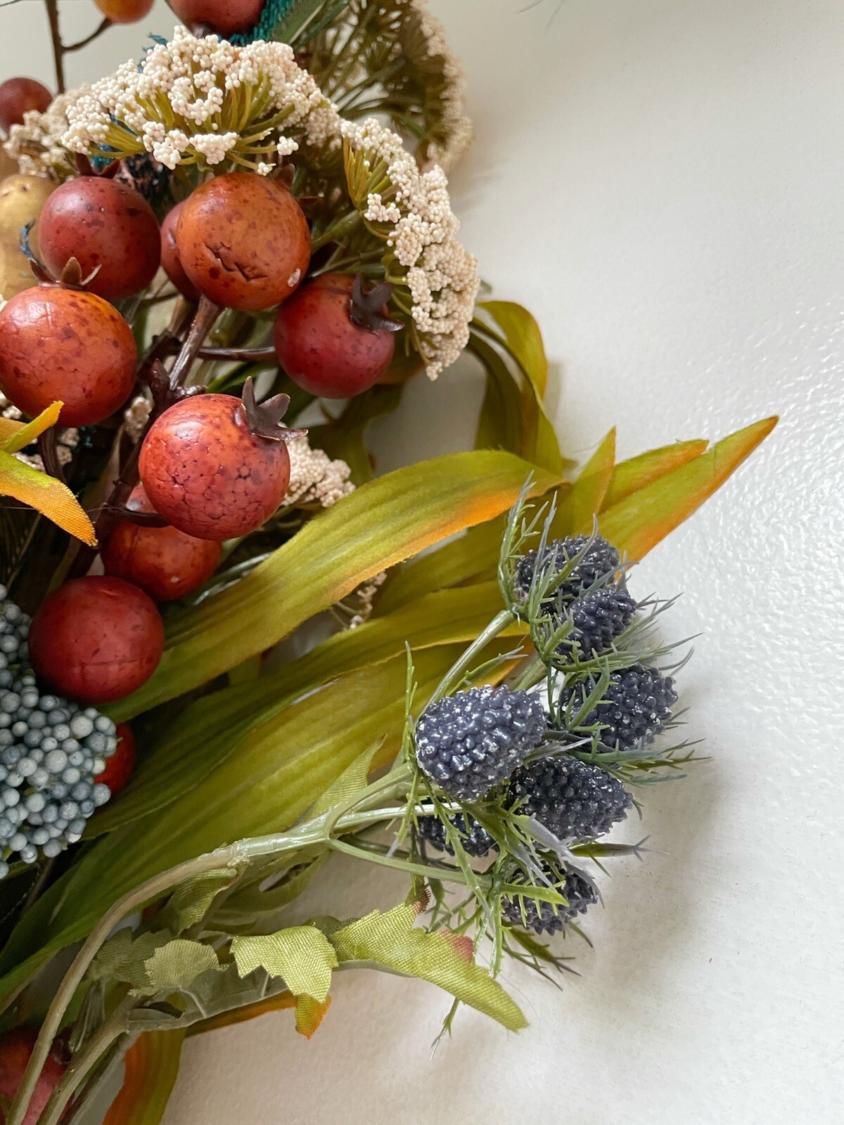 custom made flower bouquet in autumn / thanksgiving colors
