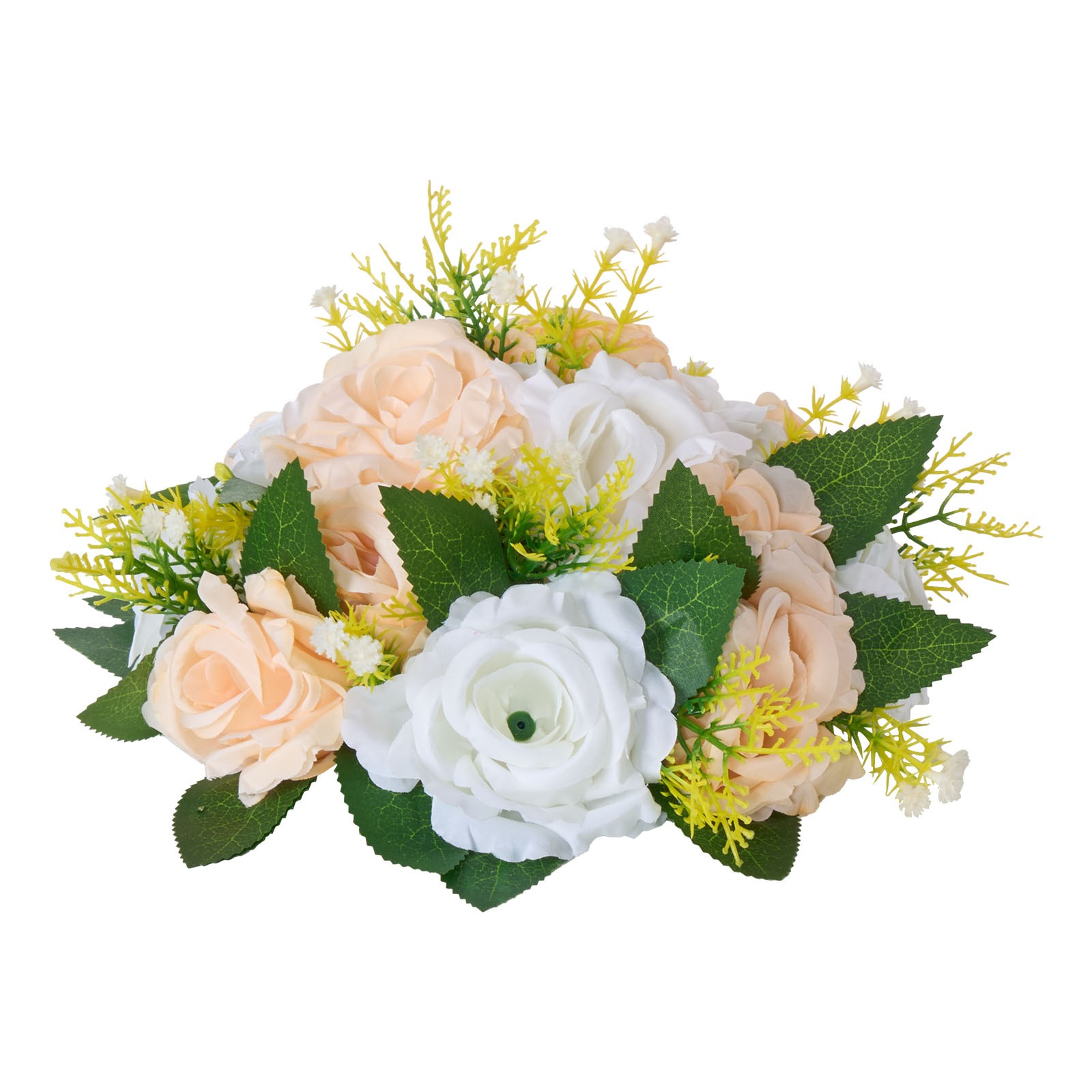 Uimoso Artificial Flower Balls for Wedding Centerpieces,Champagne Color,Set of10