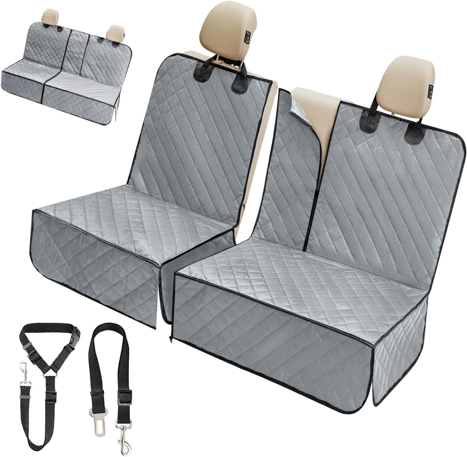 Waterproof Dog Car Seat Cover – Heavy-Duty Protector for SUVs, Trucks & Sedans
