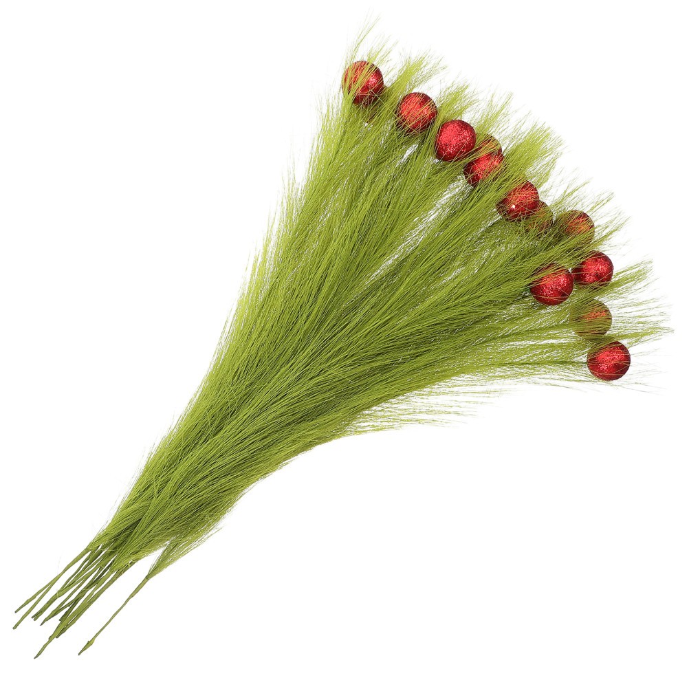 16 Pcs Fake Pampas Grass Faux Artificial Reeds Decoration Plants