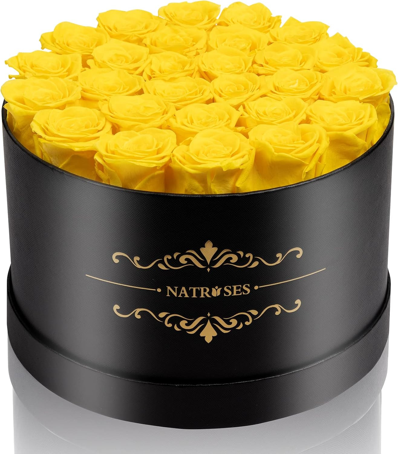Gifts for Her 27 Piece Forever Preserved Roses in a Box, Preserved Flowers for D