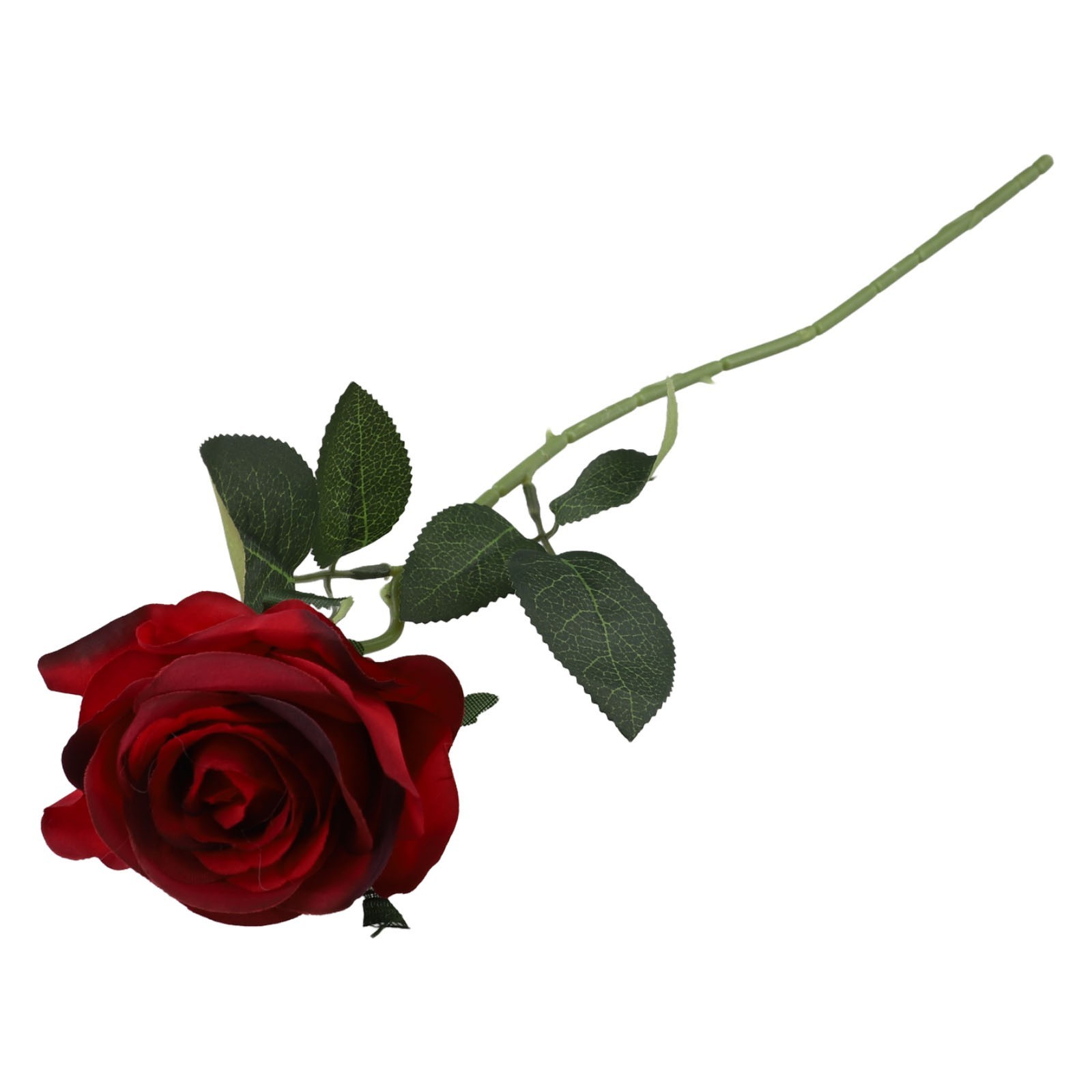 Stylish Single Rose Artificial Flower for Captivating Living Room Ambiance