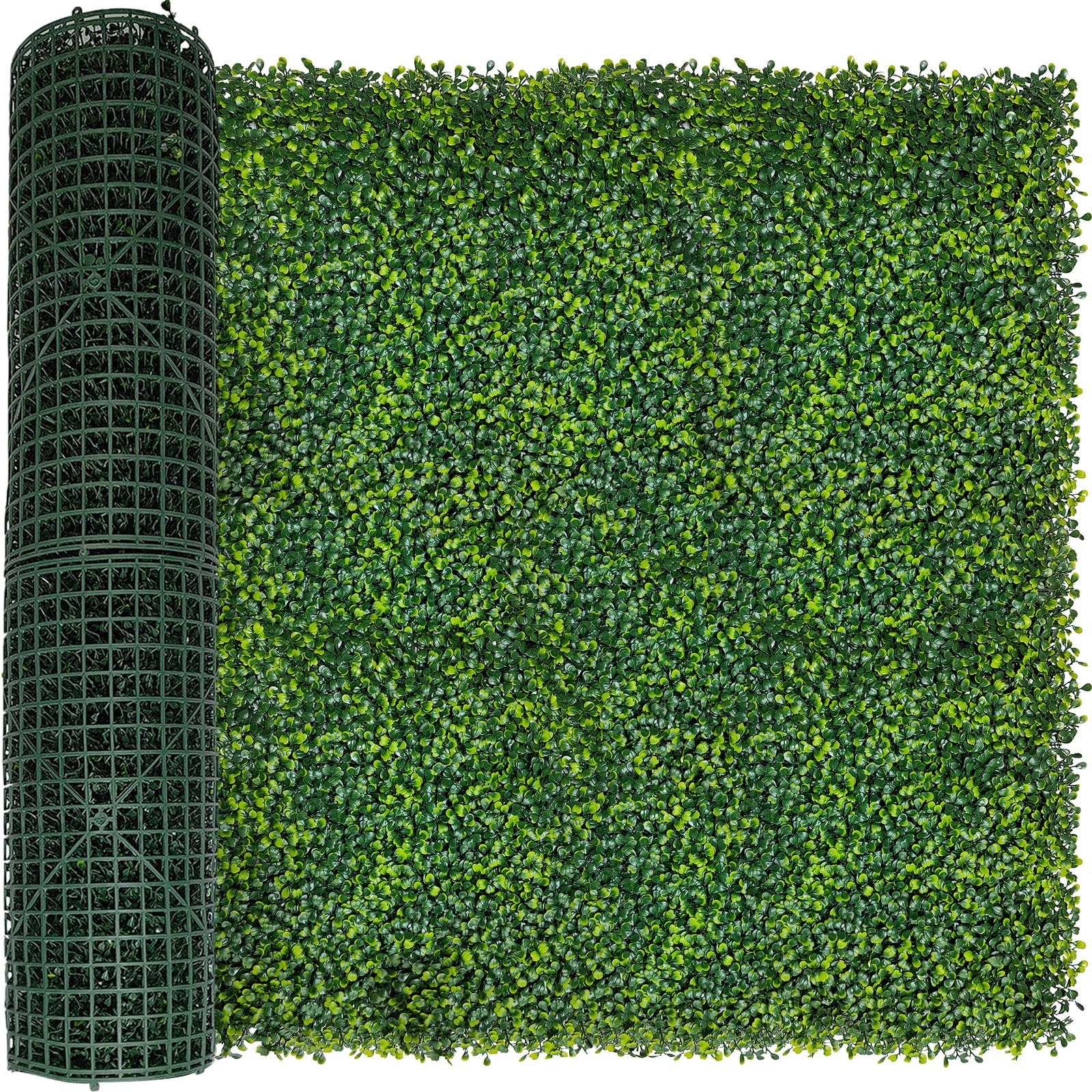 ODTORY Artificial Boxwood Privacy Screen, 40X160 in(45 sqft) Yellow Green