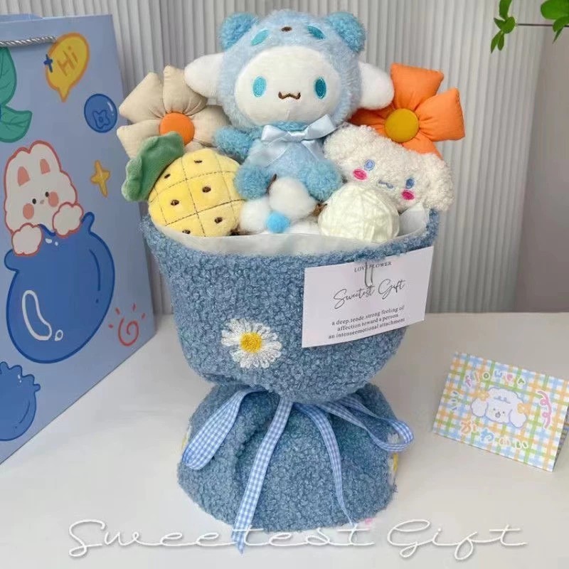 Kuromi / My Melody Cute Doll Bouquet – Cute Gift for Birthday & Graduation