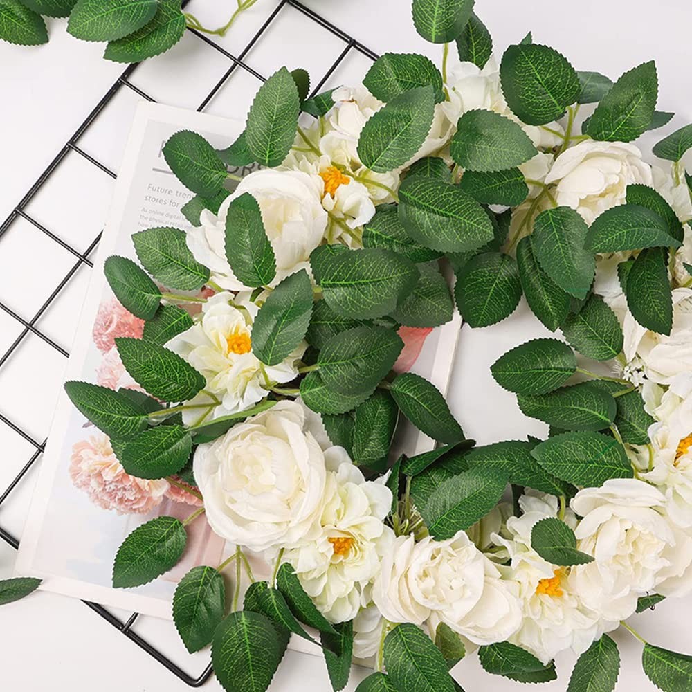 50 pcs Artificial Green Leaves Bulk Silk Greenery Fake Rose Flower Leaves for…