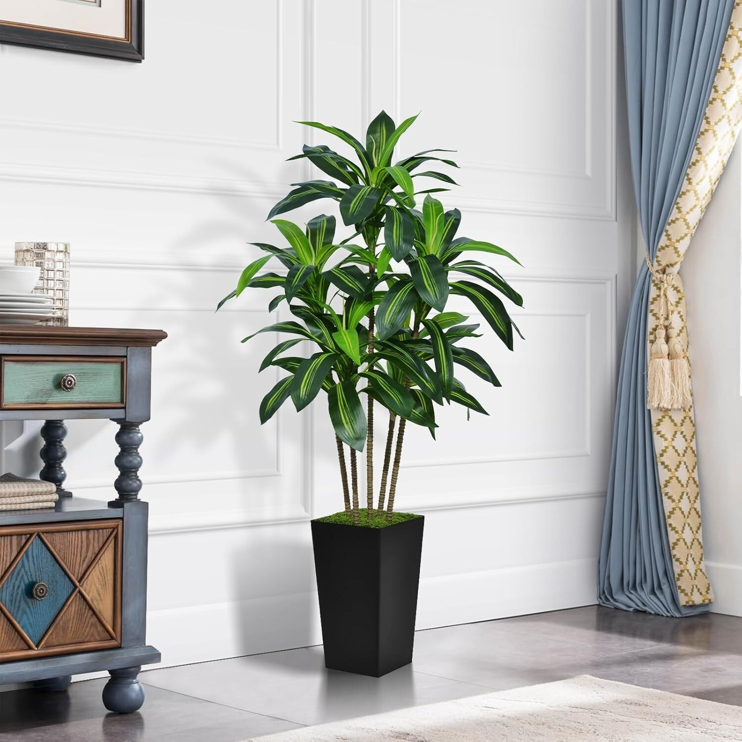 Lifelike 5FT Artificial Dracaena Tree – Perfect for Housewarming & Anniversaries