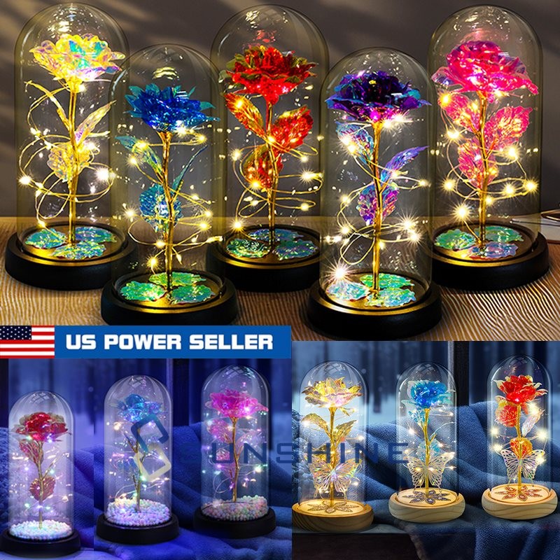 Preserved Gifts Flowers Rose for Women: Rose for Girlfriend Grandma Mom Wife Her