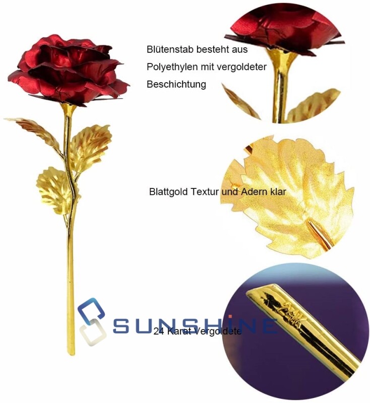 Romantic Eternal Rose Flower In Dome Glass LED Night Light Anniversaries Xmas