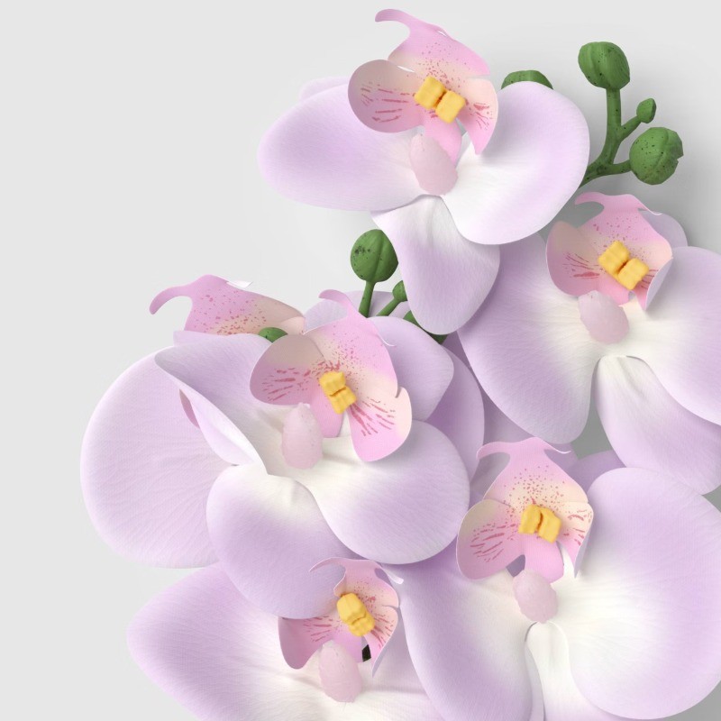 13" Wrapped Orchid Floral Bundle