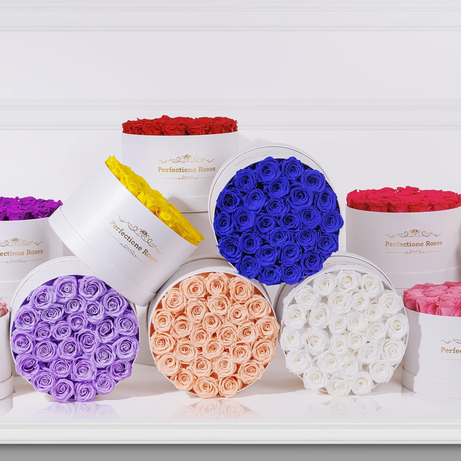 Buttermilk Preserved Roses in Box – Perfect Mother’s Day & Birthday Gift