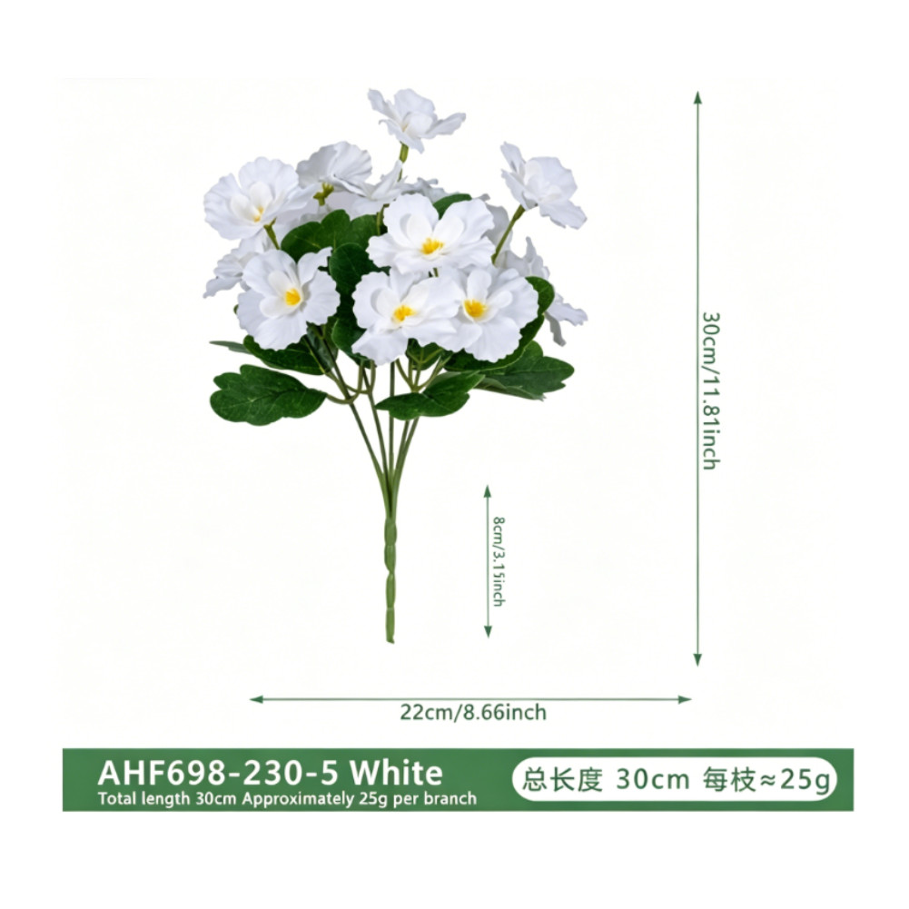 Silk Flower Artificial Daisy Butterfly Decor for Wedding Home Outdoor