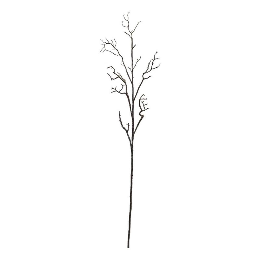 Nearly Natural 46″ Deadwood Stem Artificial Flower Stem Set of 6 in Brown