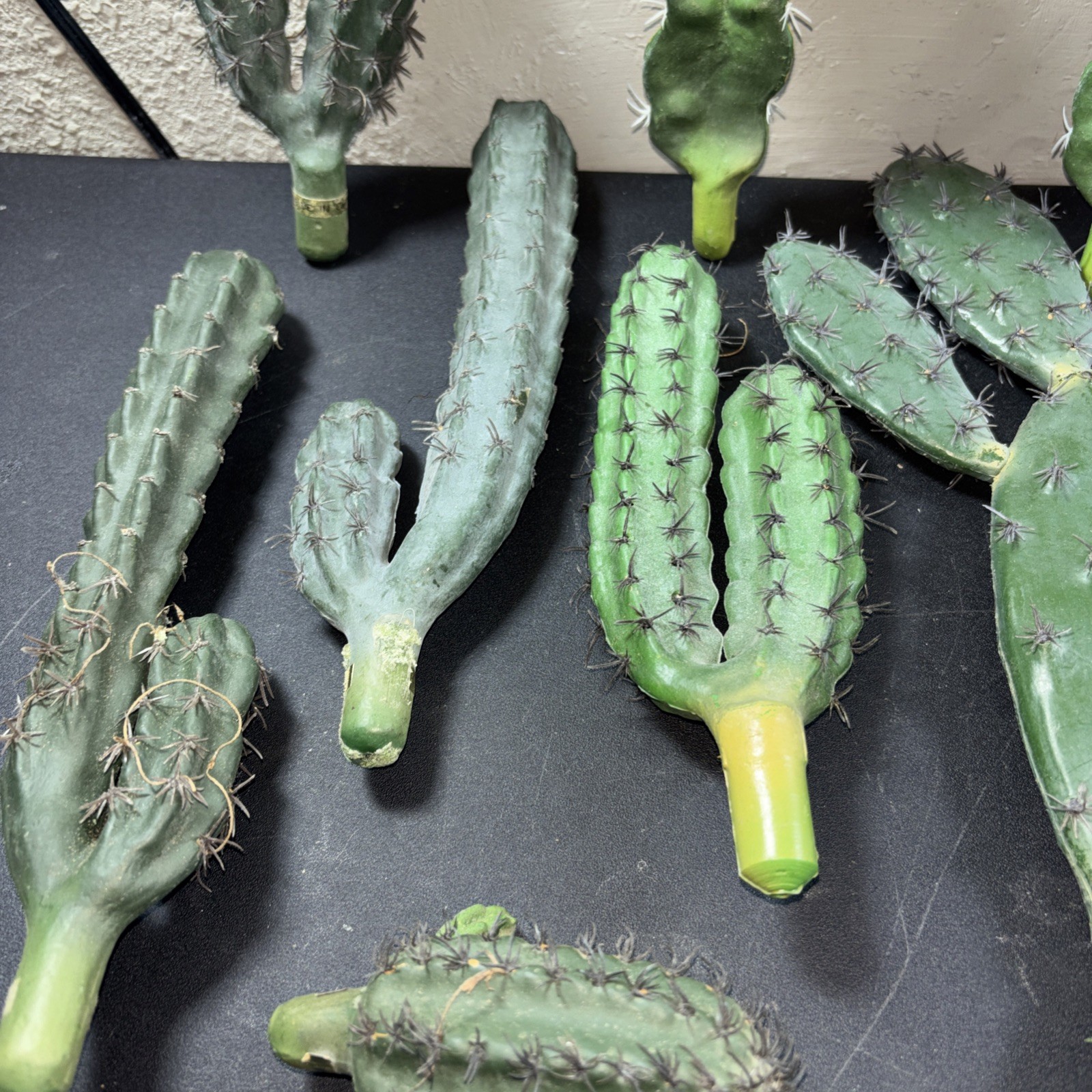 11 Faux Cactus Fake Saguaro Southwestern Plastic Decor A