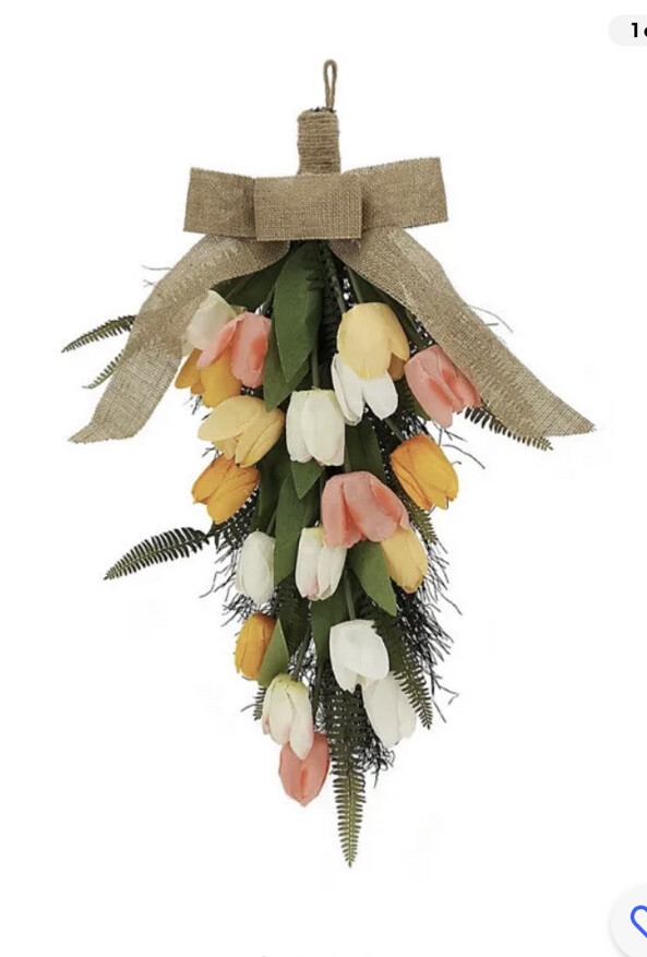 Sonoma Goods For Life Artificial Tulip Teardrop Wall Decor