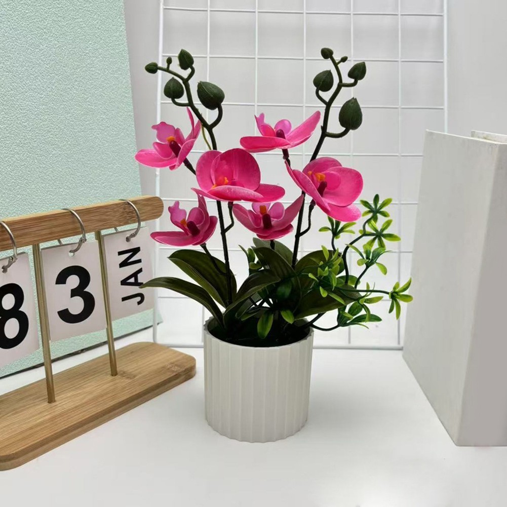 Indoor Decor Artificial Flower Realistic Appearance Synthetic Materials