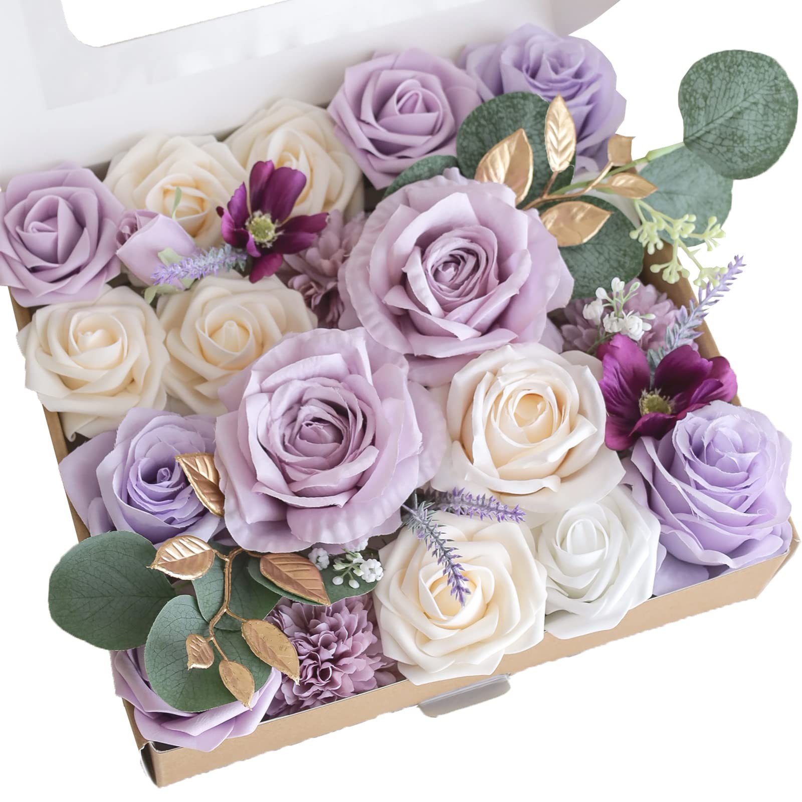 Artificial Flowers for DIY Wedding Decoration Bridal Bouquet Table Centerpiec…