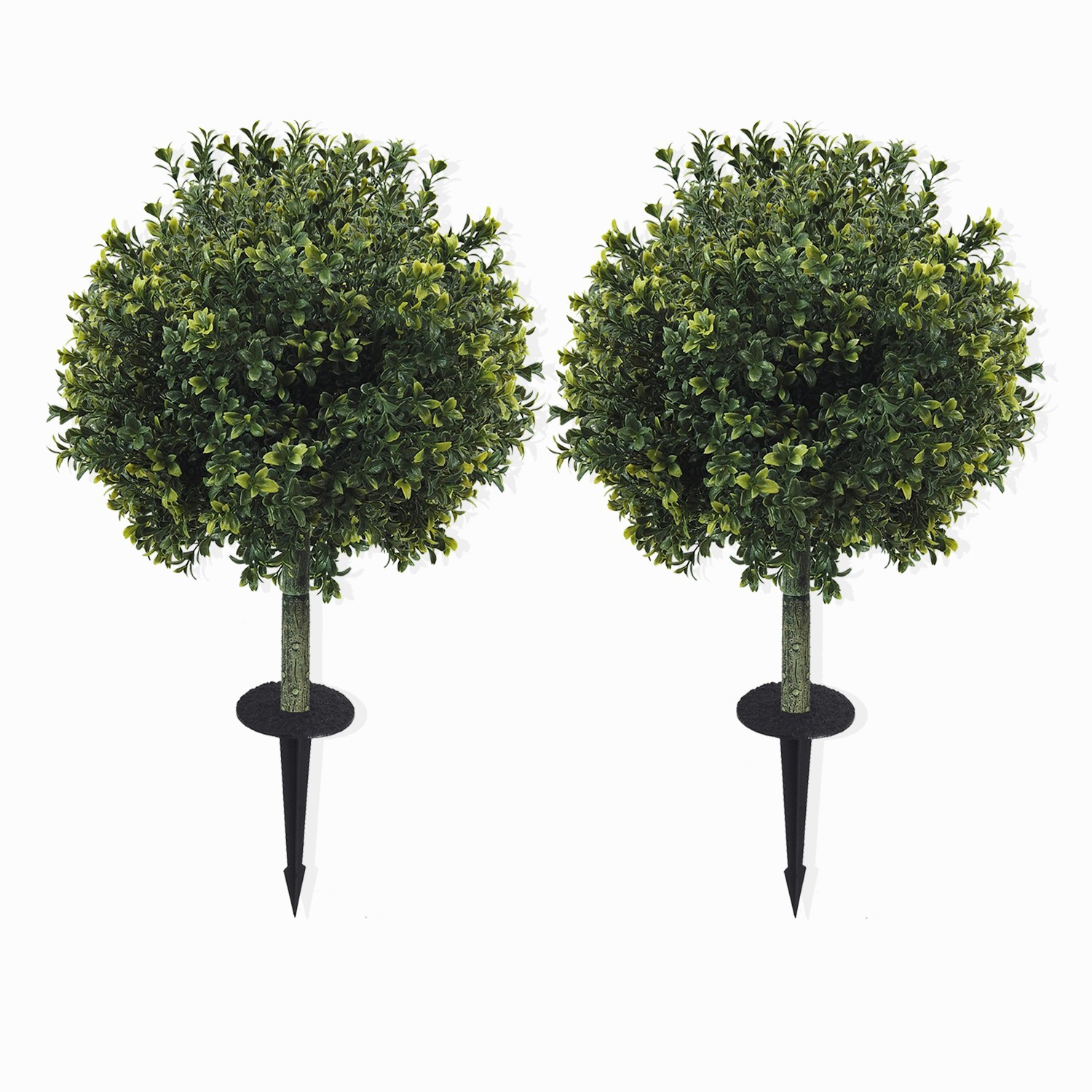 40 cm Artificial Christmas Tree Spike Small Evergreen for Patio Yard Ornament