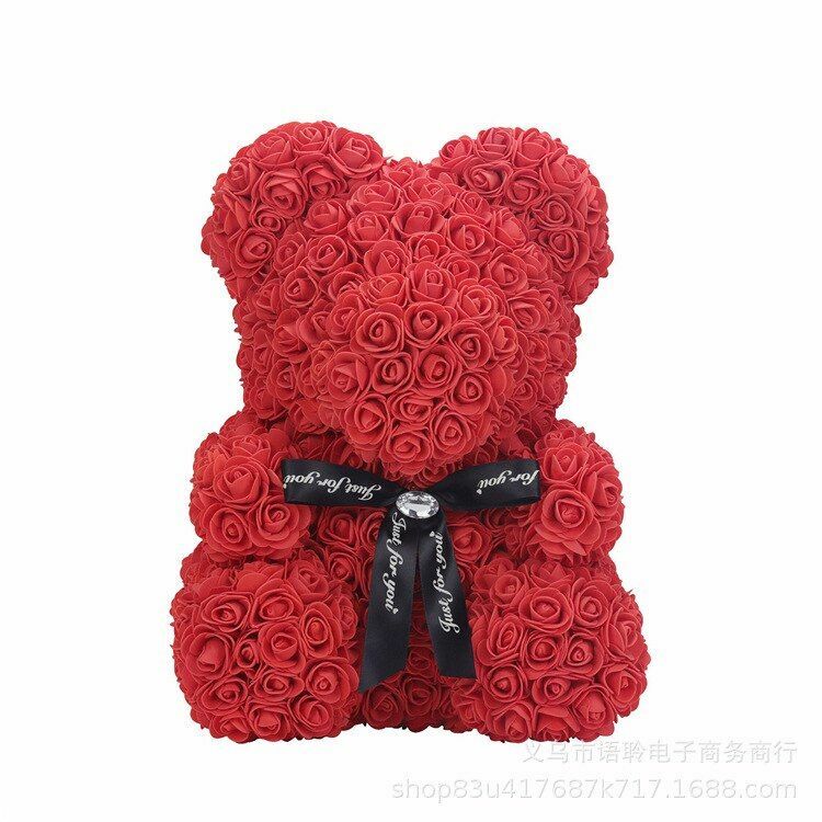 200-400pcs Artificial Foam Rose Head 3.5cm Flower For DIY Decor Valentine Gifts