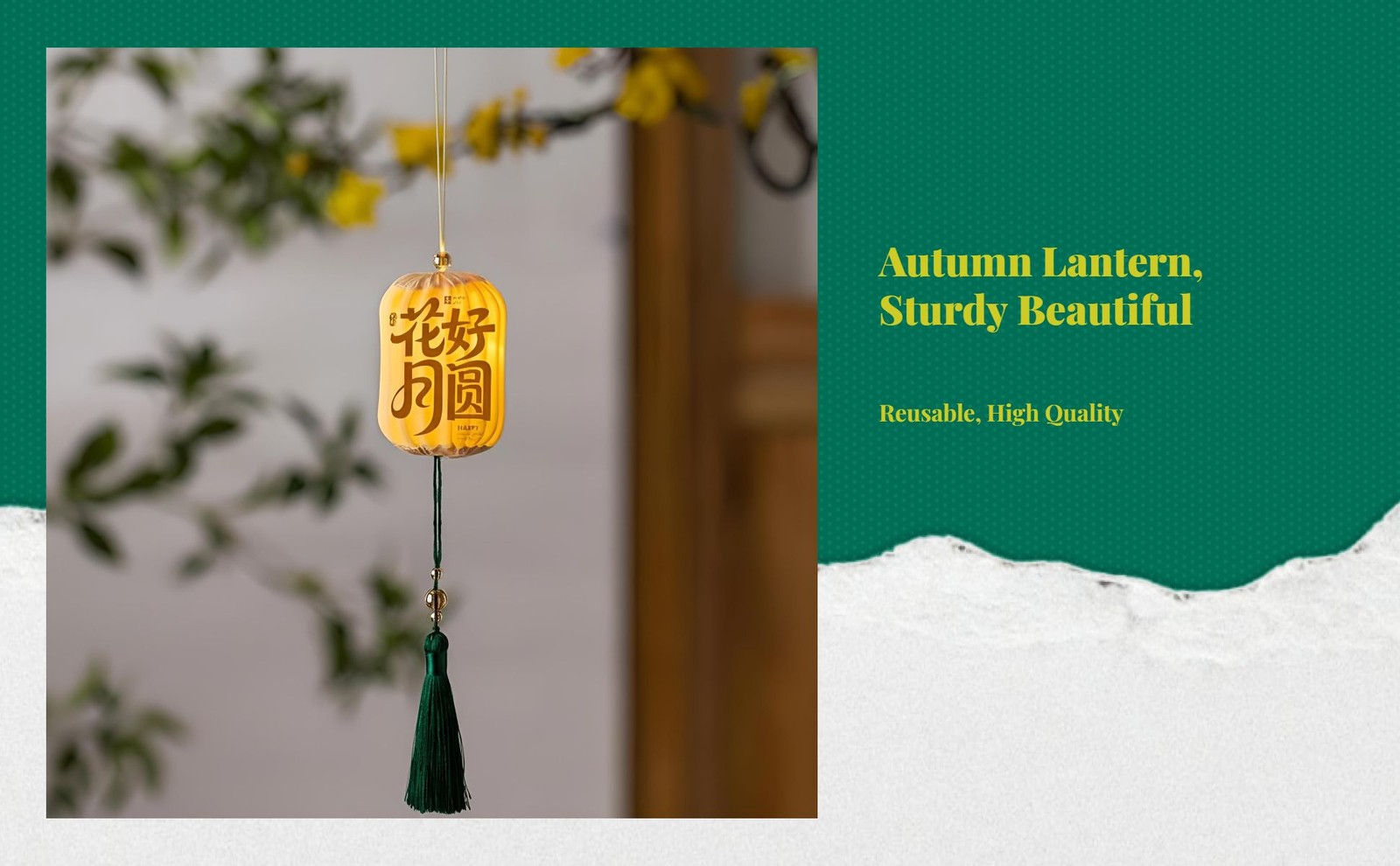 Mid-Autumn Festival Lantern Waterproof Outdoor Hanging Decor